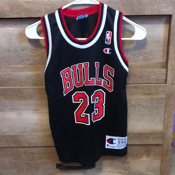 Champion Other - Kids Black Jordan Bulls jersey
